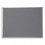 PERGAMY Tableau revêtement en feutrine gris, cadre aluminium, 90 x 120 cm
