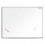 VANERUM Tableau blanc effaçable à sec en acier laquée SB, cadre aluminium, magnétique 180 x 90 cm