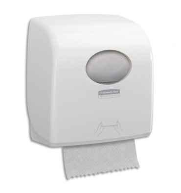 KIMBERLEY-CLARCK Distributeur Slimroll blanc en plastique, pour essuie-mains en rouleaux L32,4 x H29,7 x L19,2 cm