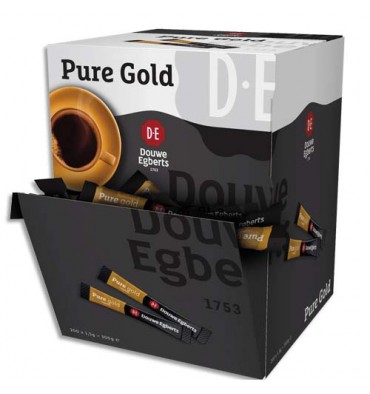 DOUWE EGBERTS Boîte de 200 sticks de café Pure Gold lyophilisé 1,5 g