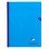 CLAIREFONTAINE Cahier MIMESYS brochure cousue 192 pages Seyès 24 x 32 cm. Couverture polypropylène bleue