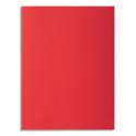 EXACOMPTA Paquet de 100 chemises Rock's en carte 210 g, coloris rouge