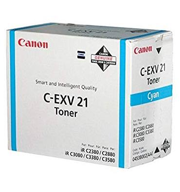 CANON Cartouche toner pour copieur encre cyan C-EXV21 C