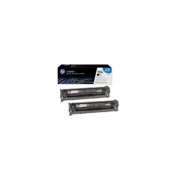 HP Twin pack cartouches toner laser noir 125A - CB540AD