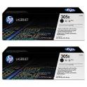 HP Twin pack cartouches toner laser noir 305X - CE410XD