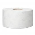 TORK Colis de 12 Bobines Papier toilette Mini Jumbo Premium doux 2 plis L170 m x D18 cm blanc logo bleu