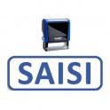 TRODAT Timbre formule SAISI - X-print à encrage automatique Bleu. Dimensions empreinte 45 x 16 mm