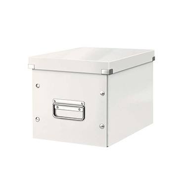 LEITZ Boîte CLICK&STORE cube format S. Coloris blanc