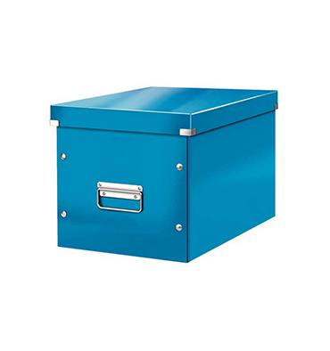 LEITZ Boîte CLICK&STORE cube format M. Coloris bleu