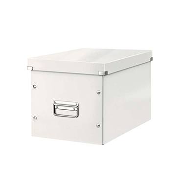 LEITZ Boîte CLICK&STORE cube format M. Coloris blanc
