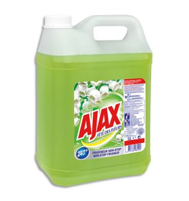 AJAX Bidon de 5 litres nettoyant multi-usage, parfum fleurs de Printemps