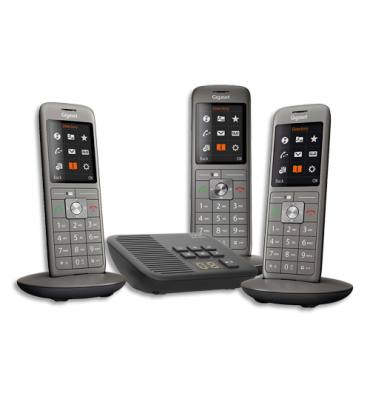 Téléphone fixe sans fil Gigaset A540 - 1 combiné (Noir) à prix bas