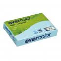 CLAIREFONTAINE Ramette de 500 feuilles papier couleur recyclé EVERCOLOR 80g A4 bleu clair