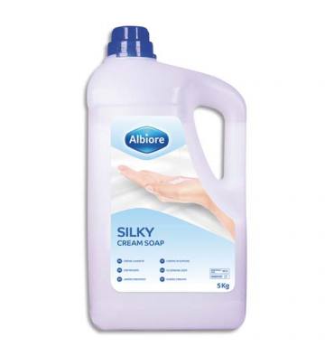 ALBIORE Crème lavante mains et corps SILKY, 5 kg, testé dermatologiquement pH 5,5 sans parabène