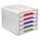 CEP Module de classement SMOOVE Multicolore, 5 tiroirs, format 24 x 32 cm, L36 x H27,1 x P28,8 cm