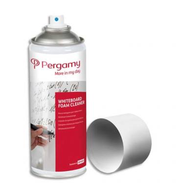 PERGAMY Spray mousse nettoyante pour tableaux blancs. Contenance 400 ml