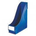LEITZ Porte-revues en polystyrène avec large poignée - Bleu - H32 x P29 cm - Dos 9 cm