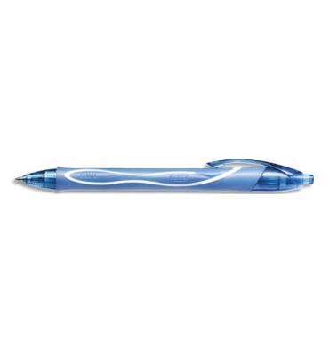 BIC Stylo bille GELOCOTY QUICK DRY encre gel turquoise et corps translucide