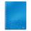 LEITZ Cahier WOW spirales 160 pages détachables 80g A4 5x5. Couverture en polypropylène bleu