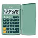 CASIO Calculatrice Primaire "Petite FX" à 8 chiffres avec clapet de protection, coloris vert