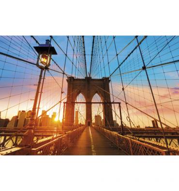 PAPERFLOW Cadre de décoration illustration Pont de Brooklyn en plexiglas - 98 x 65 x 0,3 cm