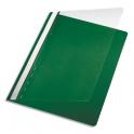 PERGAMY Chemise de présentation à lamelle en polypropylène 17/100ème format A4. Coloris Vert