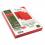 EXACOMPTA Paquet 100 plat de couverture A4 FOREVER, grain cuir 270g, coloris rouge