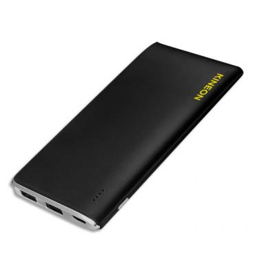 KINEON Powerbank 5000 mHa entrée micro USB sortie 2 USB noir D5