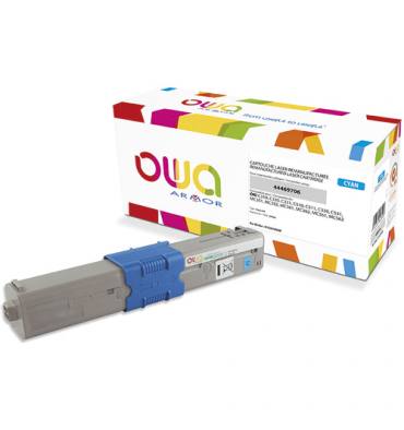 OWA Cartouche compatible laser cyan OKI 44469706