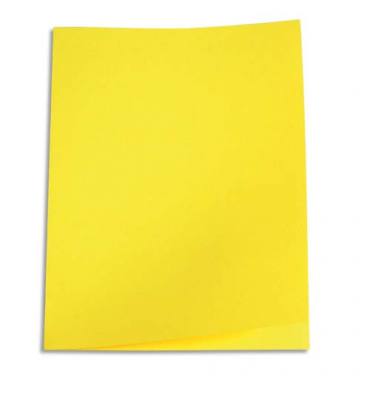 5 ETOILES Paquet de 100 chemises carte recyclée 180g, coloris jaune