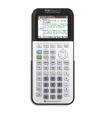 TEXAS INSTRUMENTS Calculatrice graphique TI83 Premium CE Edition Python 83PREP/TBL/1E2
