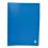 PERGAMY Protège-documents en polypropylène 80 vues, coloris bleu