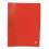 PERGAMY Protège-documents en polypropylène 40 vues, coloris rouge