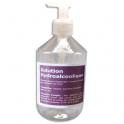 NEUTRE Kit Flacon 500 ml+Pompe solution hydroalcoolique pour l'antiseptie mains et surfaces