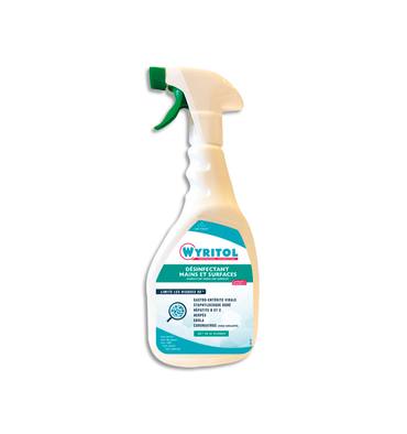 WYRITOL Flacon spray 750 ml dégraissant, désinfectant, pour surface et mains