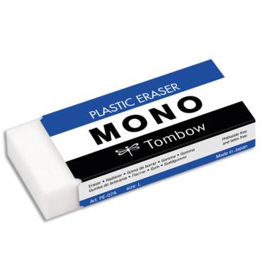 TOMBOW Gomme MONO L 38g souple pour un résultat parfait, en PVC, sans phthalates et sans latex