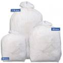 DIRECT FOURNITURES Boîte de 500 sacs poubelles traditionnels 20 litres renforcés Blanc 45x50cm 18 microns NFE
