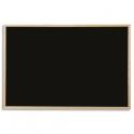 BI-SILQUE Tableau noir pour craie, cadre en bois de pin. Format 40x30 cm