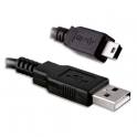 APM Câble USB 2.0 A/Mini USB Mâle/Mâle 1,8m Noir 570308