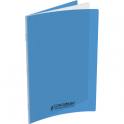 CONQUERANT C9 Cahier piqûre 24x32cm 140 pages 90g grands carreaux Seyès. Couverture polypropylène Bleu