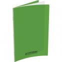 CONQUERANT C9 Cahier piqûre 24x32cm 140 pages 90g grands carreaux Seyès. Couverture polypropylène Vert