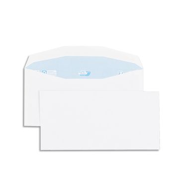 PERGAMY Boîte de 500 enveloppes blanches auto-adhésives 80g format C6