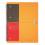 OXFORD Cahier NOTEBOOK couverture polypropylène orange spirales 160 pages perforées 80g lignée 6 mm 21 x 31,8 cm