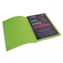 EXACOMPTA Paquet de 100 chemises Rock's en carte 210 g, coloris vert clair
