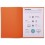 EXACOMPTA Paquet de 250 sous-chemises SUPER 60 en carte 60 g, coloris orange