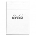 RODHIA Bloc de direction 160 pages n°16 format 14,8 x 21 cm - 5x5. Couverture blanche