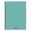 NEUTRE Cahier piqûre 96 pages Seyès 24 x 32 cm. Couverture polypro turquoise