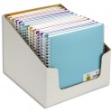 CANSON Carnets de notes 100 pages 120g 18,5 x 18,5 cm 5 couleurs. Couverture en polypropylène assorties