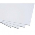 CLAIREFONTAINE Carton blanc et bristol carton contrecollé 1 face 50 x 65 cm épais 1200g