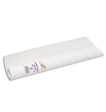 MAILDOR Rouleau de papier blanc 60g/m2 - Dimensions : 1 x 25 m
